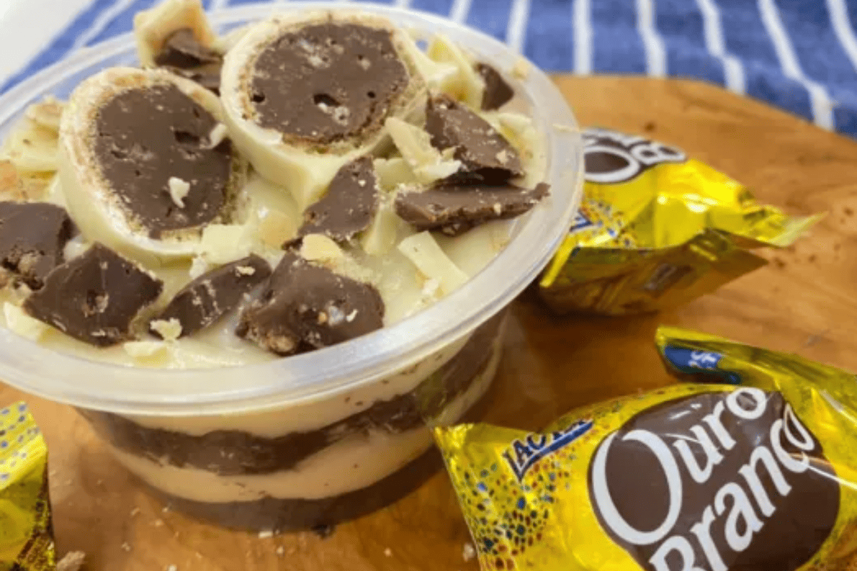 Bolo de Pote Ouro Branco