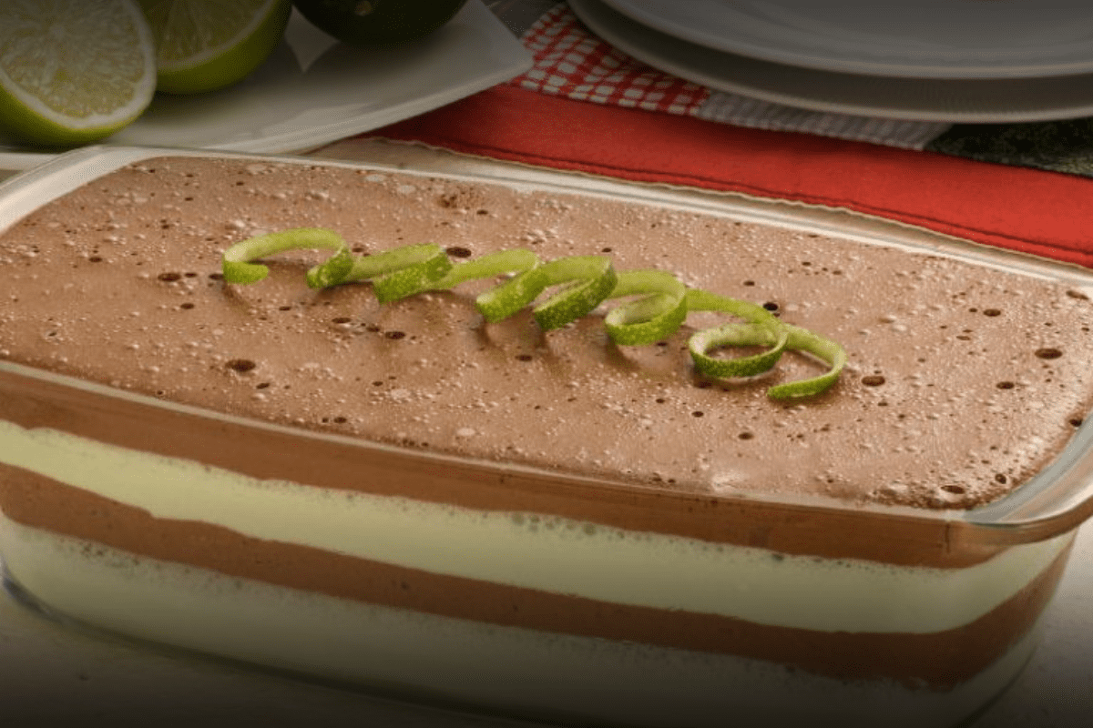 Musse de Limão com chocolate